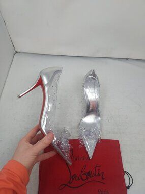 Christian Louboutin Jelly Strass Bow Wedding Crystal PVC Pump